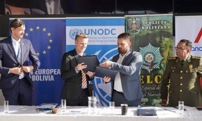 La Unión Europea (UE) financiará un plan para enfrentar la corrupción al interior de la Fuerza Especial de Lucha Contra el Narcotráfico (Felcn) 