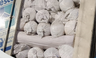 Productos incautados.