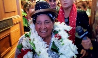  Hilaria Sejas, alcaldesa de Oruro/Foto. RRSS