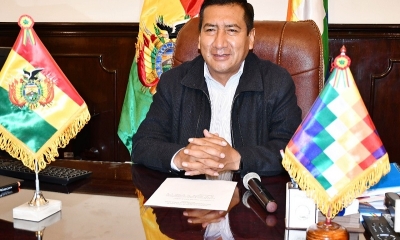 Freddy Mamani,presidente de la cámara de diputados.