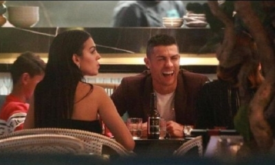 Cristiano Ronaldo aprovechó el descanso en la Juventus para viajar a Londres junto con su familia.