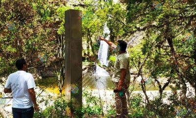 Monolito ubicado en la localidad La Pajcha | Alcaldía Samaipata 
