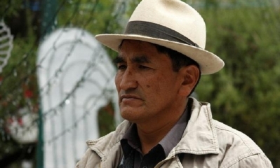 El alcalde de Caquiaviri, Bruno Álvarez. / Foto: oxigeno.com.bo