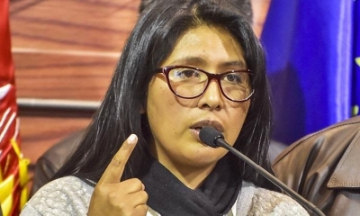 Eva Copa, presidenta de la Cámara de Senadores
