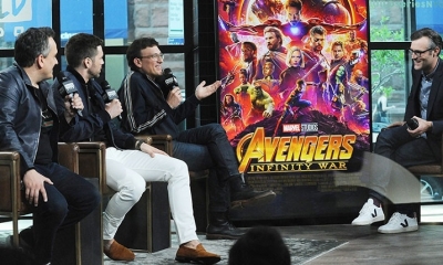 El director Joe Russo, el actor Sebastian Stan y el productor de cine Anthony Russo hablan de su película Los Vengadores: Infinity War. Foto: RT