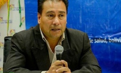Rodolfo Rocabado, ministro de Salud/Foto. BTV