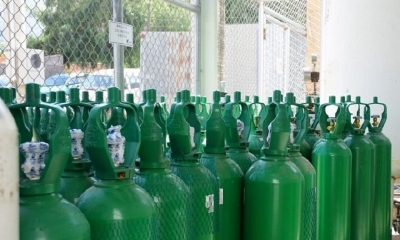 Cilindros de oxígeno que deben ser producidos por la planta generadora. 