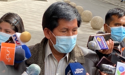 Secretario del Comité de Salud de la Cámara de Senadores, Félix Ajpi