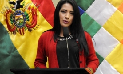  La ministra de Culturas y Turismo, Wilma Alanoca