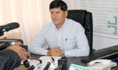 Rodolfo Vallejos, alcalde del municipio de Cabezas. Foto: Internet