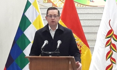 El ministro de Desarrollo Productivo, Óscar Ortiz