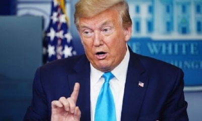 Donald Trump afirma que su Administración da 500 millones de dólares al año a la OMS. 