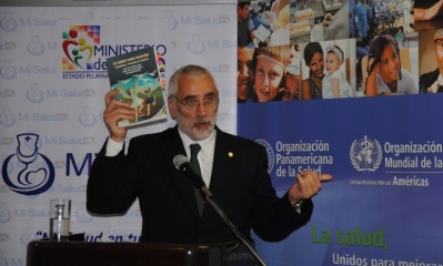 El representante de la Organización Mundial de la Salud y la Organización Panamericana de Salud (OMS/OPS), Fernando Leanes