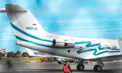 El avión ahora descansa en El Trompillo, en sus ‘alas’ supo albergar a superestrellas de la música. Foto: EL DEBER