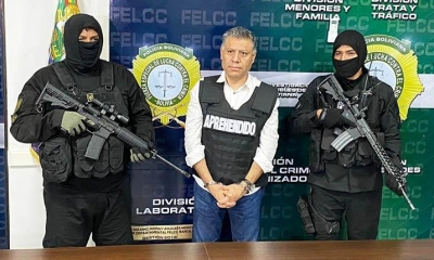 Marcelo Hurtado, aprehendido por la Policía. | APG