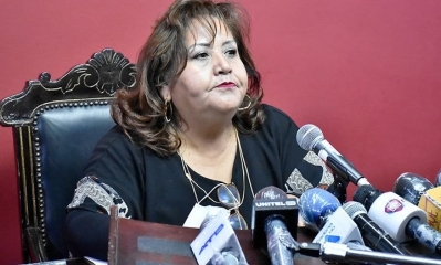 La diputada y jefe de bancada del Movimiento Al Socialismo (MAS), Betty Yañiquez