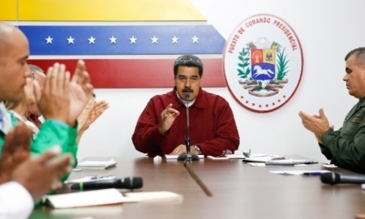 El presidente de Venezuela, Nicolás Maduro, en una reunión con miembros del Gobierno en Caracas, Venezuela/Foto. RRSS