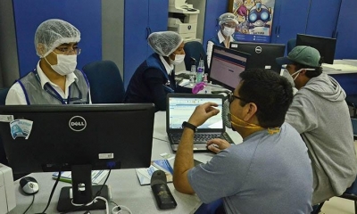 Las oficinas de Impuestos Nacionales.