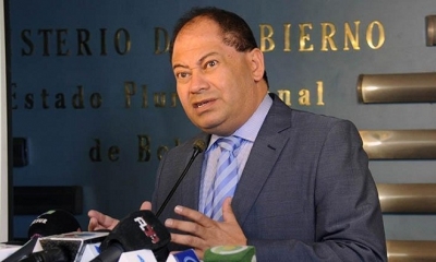 El ministro de Gobierno, Carlos Romero