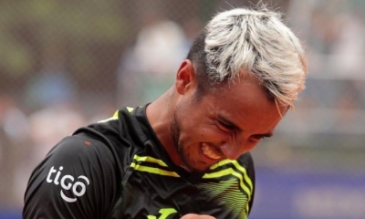El tenista boliviano Hugo Dellien. Foto: Facebook 
