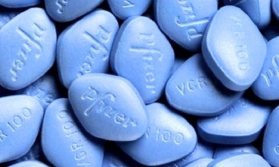 Pfizer, la famosa pastilla azul. Foto: Internet