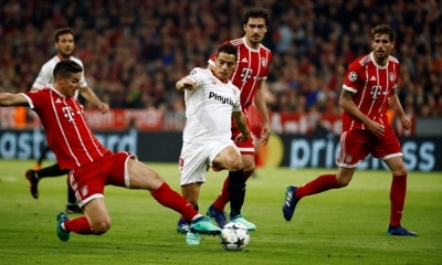 Bayern Múnich no estuvo para remontadas y sigue adelante. Foto: La Tercera