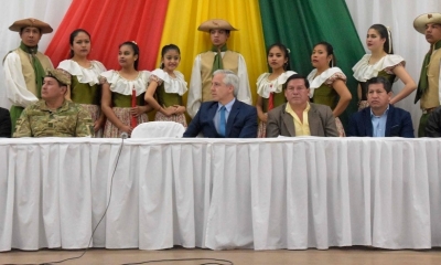 El vicepresidente y autoridades del Chaco/Foto. Vicepresidencia