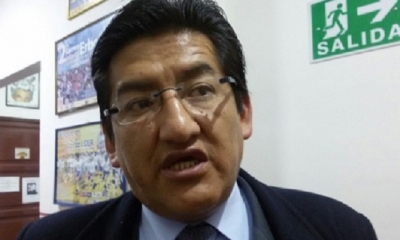 Jesús Vera, presidente de la Fejuve de La Paz/Foto. RRSS