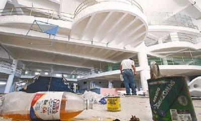 En el lugar se halló clefa, objetos robados y basura. Foto: El Deber
