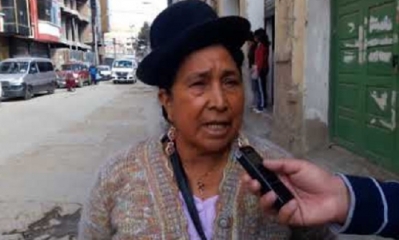 Hilaria Sejas, alcaldesa de Oruro/Foto. RRSS