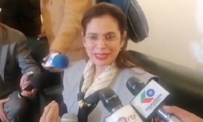 Rixi Moncada, observadora internacional de Honduras/Foto. Captura de pantalla