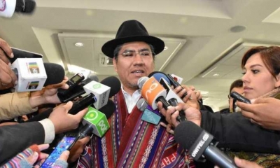 El ministro de Relaciones Exteriores, Diego Pary.