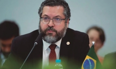 El brasileño Ernesto Araujo viajó a Israel para sellar el acuerdo de cooperación bilateral.