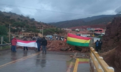 Bloqueos en la ciudad de Tarija