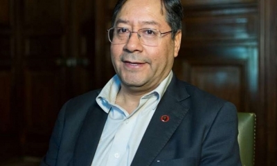 El exminsitro de Economía y candidato a la presidencia del Movimiento Al Socialismo (MAS), Luis Arce Catacora