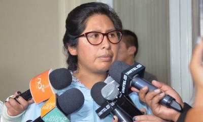 La presidenta de la Asamblea Legislativa Plurinacional (ALP), Eva Copa. | Senado