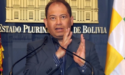 El ministro de Gobierno, Carlos Romero