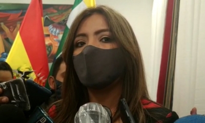 Viceministra de Comunicación, Gabriela Alcón.
