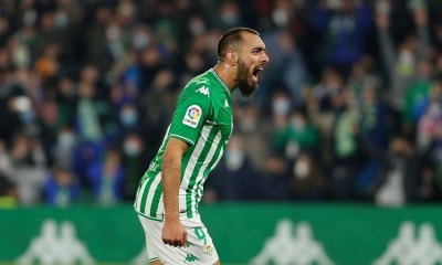 Borja Iglesias Marcó el gol del pase a la final de la Copa del Rey. 