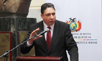 El ministro de Justicia y Transparencia Institucional, Héctor Arce