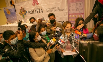 La viceministra de Seguros de Salud y Gestión del Sistema Único de Salud, Alejandra Hidalgo