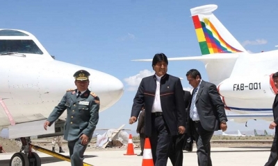 El expresidente Evo Morales