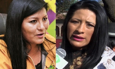 Soledad Chapetón y Wilma Alanoca/Foto. Kandire