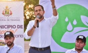  El alcalde Cristhian Miguel Cámara