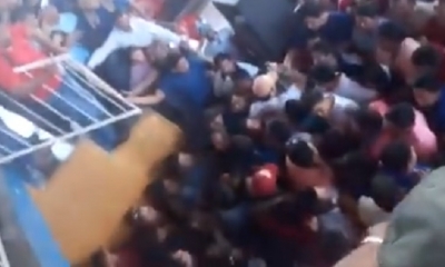 Se registraron enfrentamientos entre docentes/Foto. RRSS