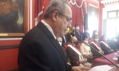 El director del Servicio Departamental de Salud (Sedes), Álvaro Justiniano Grosz.