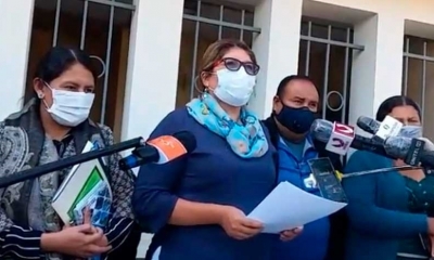 La gobernadora Esther Soria.