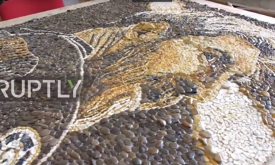Los retratos de mosaico aparecerán en la calle de Báuman. Foto: RT