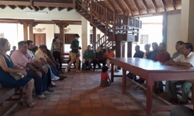 Reunión entre el Cabildo Indigenal y munícipes. Foto: cortesía