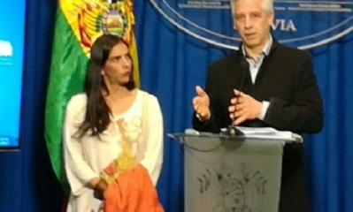 Gabriela Montaño y Álvaro García Linera/Foto. RRSS